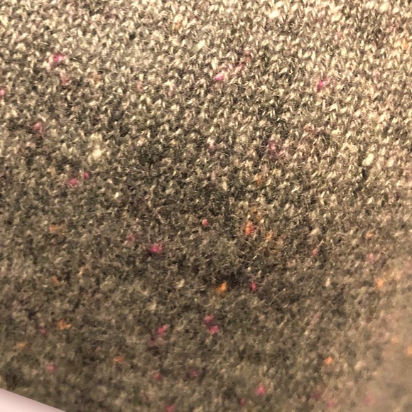 Cashmere Reversible Easy V-Neck Gray Sweater Size S/M - Picture 4 of 9